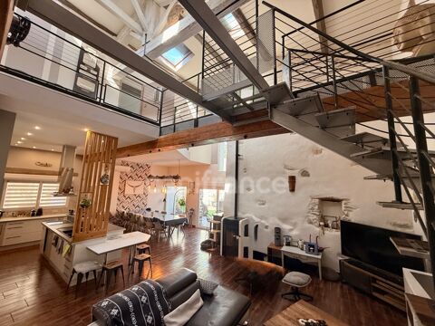  Loft exceptionnel 170m2 habitables 4 chambres, 1 garage et jardin à 20km de Carcassonne Maison - 6 pièce(s) - 176 m²