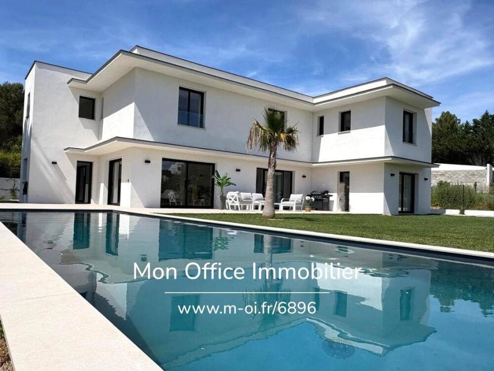 Vente Maison Référence : 6896-VCL. - Contemporaine neuve aux prestations de qualité - Piscine - vue dominante - 13 VENTABREN Ventabren