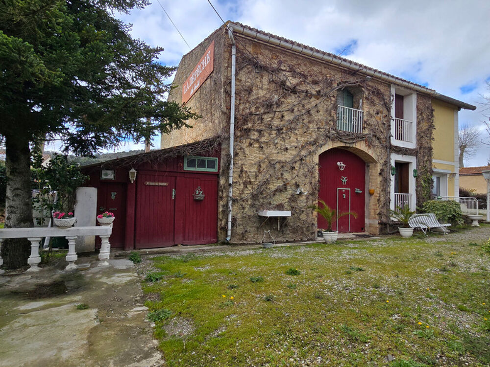 Domaine viticole 180 m² + dépendances + hangar  6 754 m²  15 min Carcassonne / Limoux