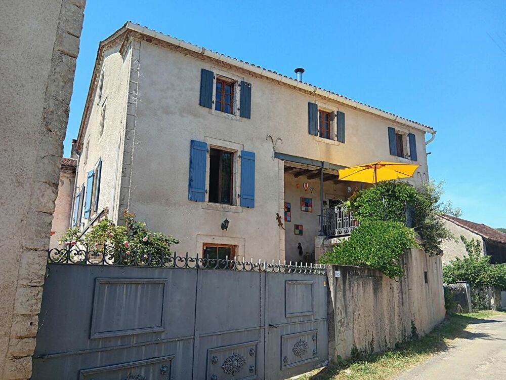 Saint-Géry 46330, maison 5 pièce avec grange et piscine