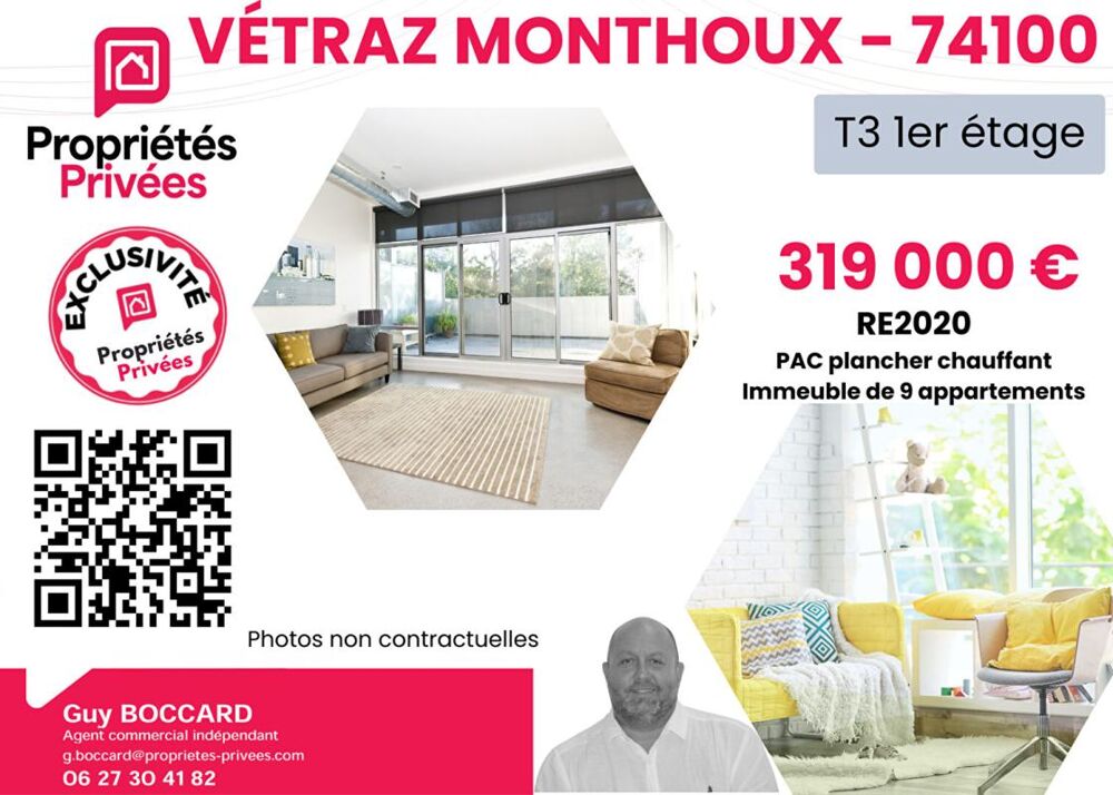 Vente Appartement Appartement Vetraz Monthoux 3 pièce(s) 65.94 m2 Vetraz monthoux
