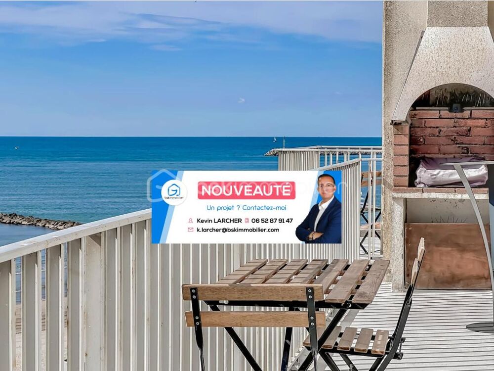 Vente Appartement *** Magnifique appartement T3 de 67m2 avec terrasse de 15m2 VUE MER à Palavas *** Palavas les flots