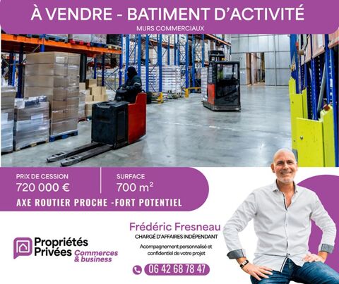 B&acirc;timent d'activit&eacute; de 700 m&sup2; aux portes de Vannes - Fort potentiel d'exploitation 720000 56000 Vannes