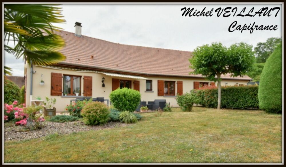Vente Maison Maison à vendre plain-pied 5 pièces TOULON SUR ALLIER (03), 4 chambres, garage, terrain 1315 m² arboré Toulon sur allier