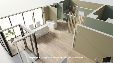 Local pour maison médicale  Idéal praticiens paramédicaux et médicaux 720 59510 Forest sur marque