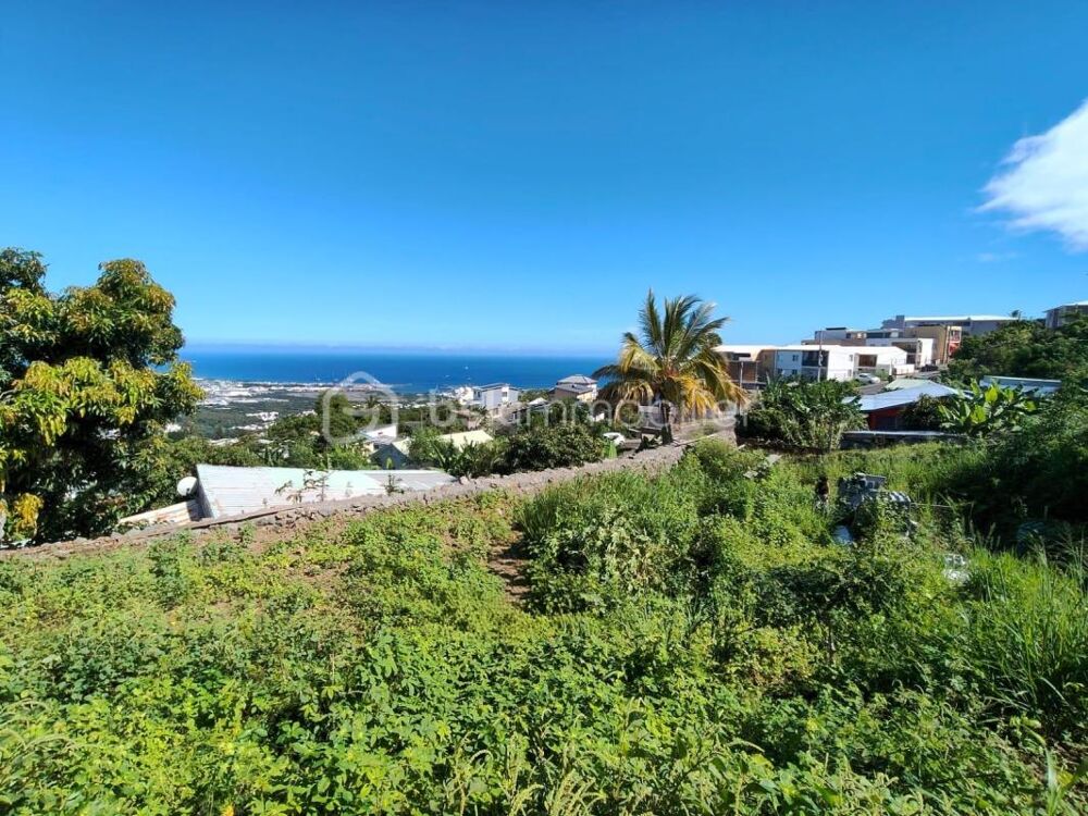 Vente Terrain Secteur Pichette - Terrain à bâtir de 508m² avec vue mer La possession