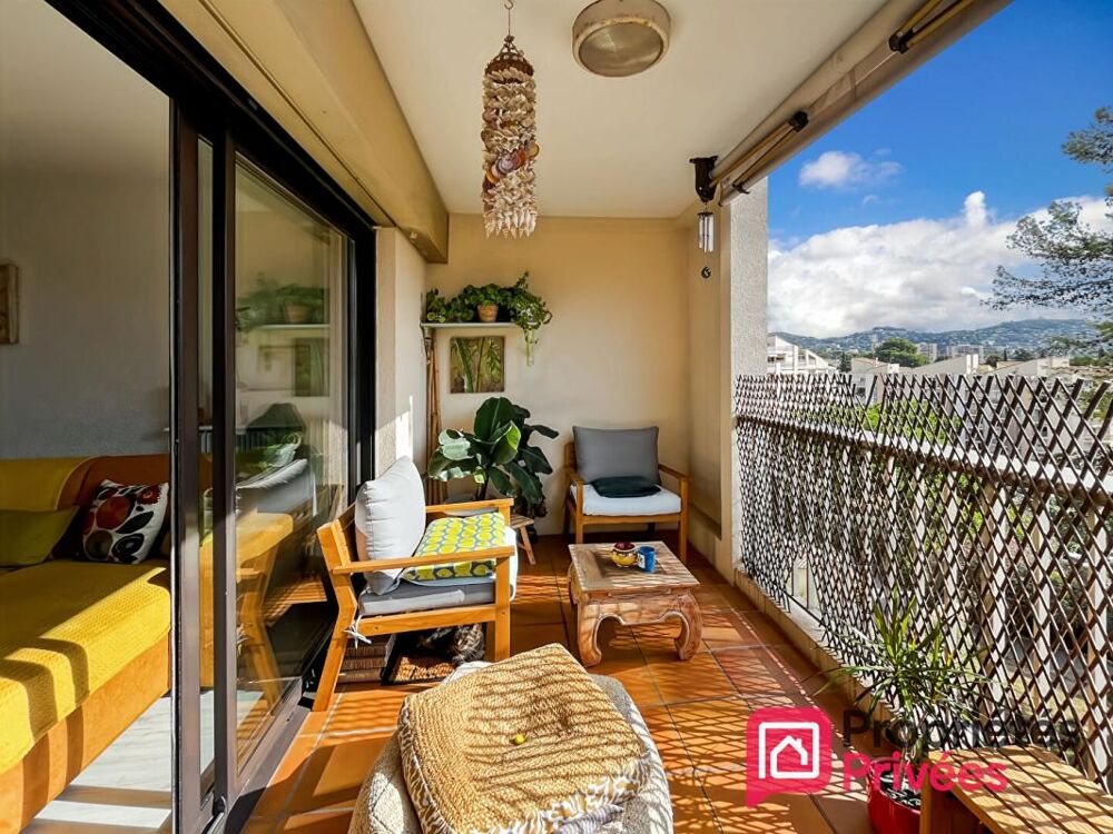 Vente Appartement Le Cannet Rocheville : 3 pièces traversant avec terrasses, cave et parking Le cannet