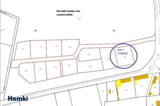  Terrain  vendre 1153 m