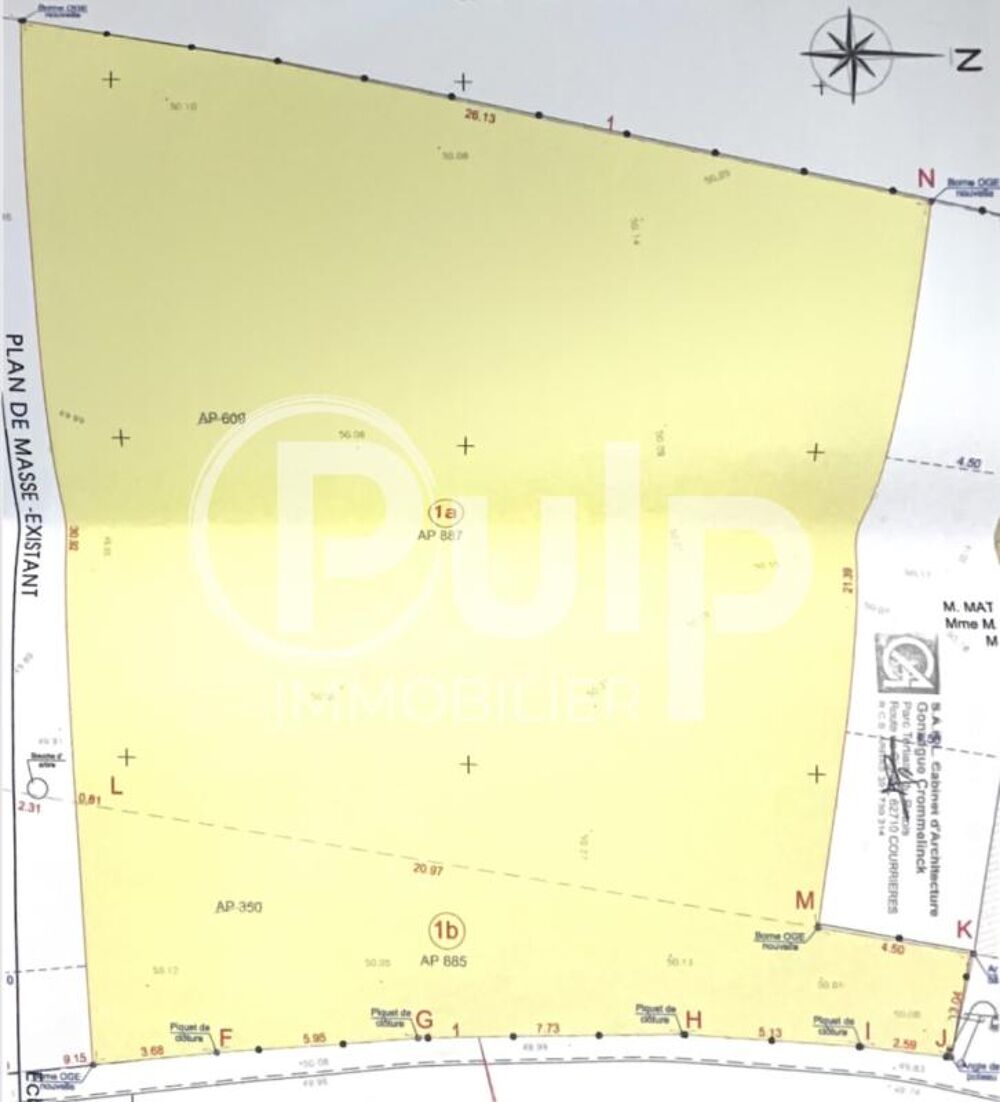 Vente Terrain Terrain - Courcelles-l�s-lens Courcelles les lens
