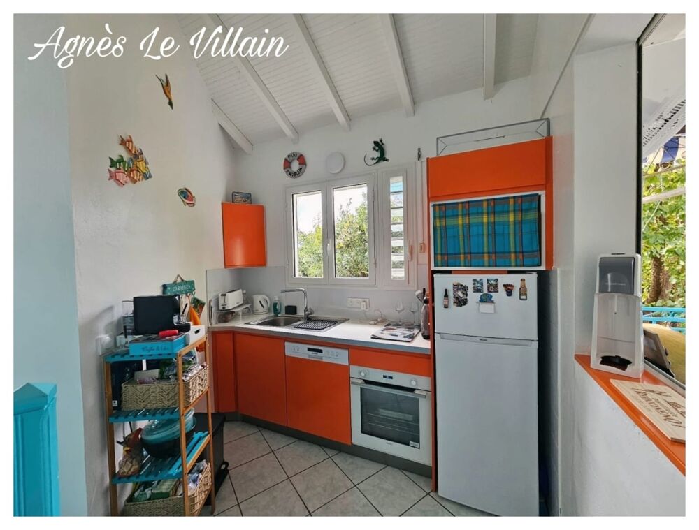 Vente Maison Haut de Villa Duplex Vue Mer 2 chambres + Mezzanine Plage à pieds Deshaies