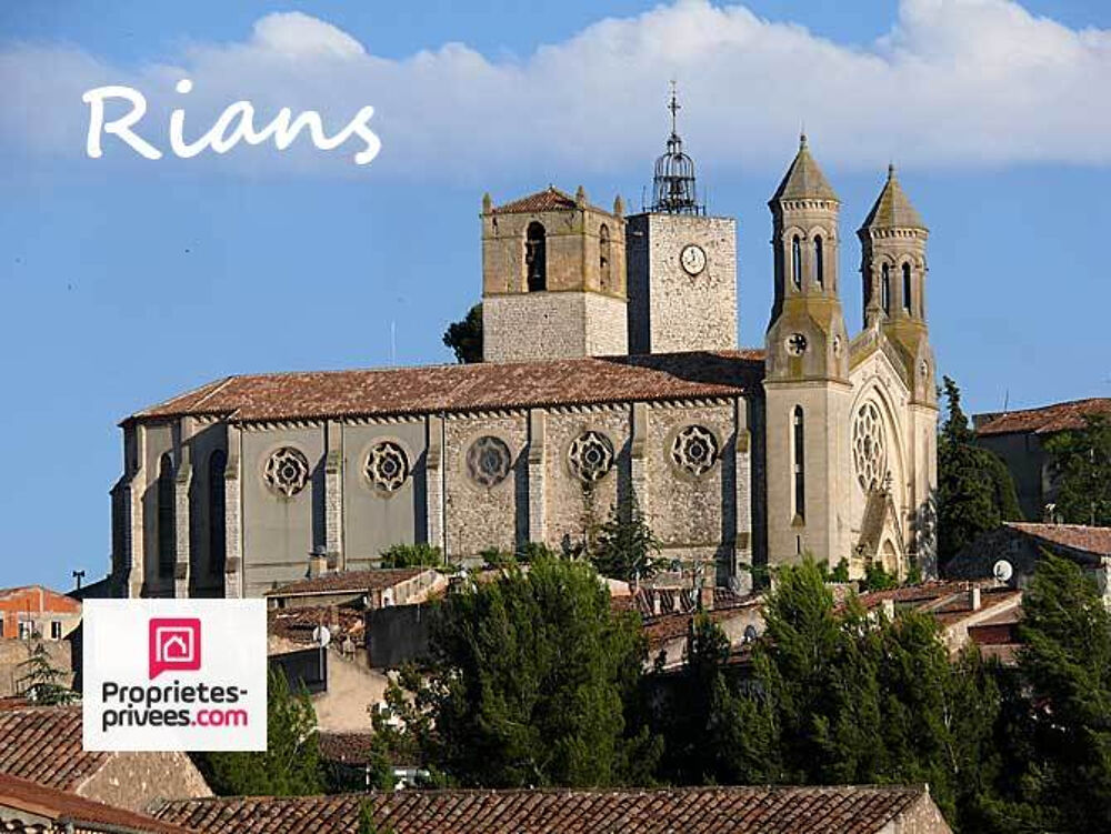Vente Appartement RIANS Appartement T2 2 -ème étage loué lumineux 45 m² Rians