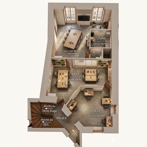   Local commercial de 62,70 m² à 175 000 