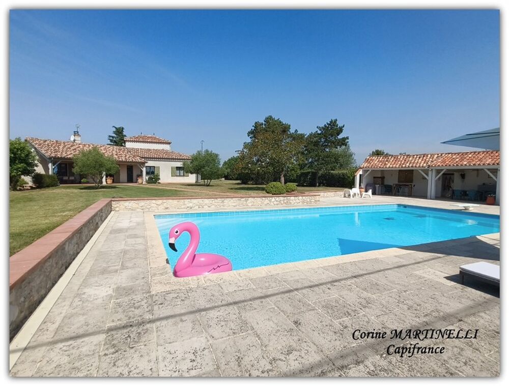 Vente Maison Maison 194 m² avec piscine, 4 chambres à 10 mn de Castelculier Saint nicolas de la balerme