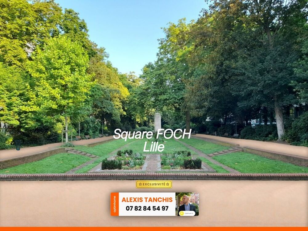 Vente Appartement Lille / Square Foch – Appartement de standing de 126 m² avec parking, cave et chambre de bonne Lille