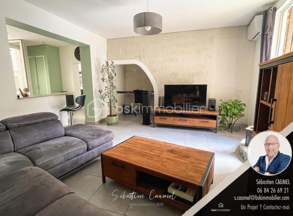 Plain-pied absolu  Esprit maison vigneronne  114 m² + cour privée 43 m²  DPE B