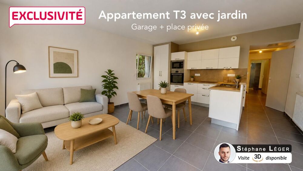 Appartement avec jardin - Montélimar 3 pièce(s) 60 m2