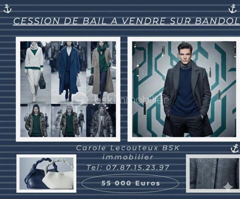 CESSION DE BAIL &Agrave; BANDOL (83) 55000 83150 Bandol