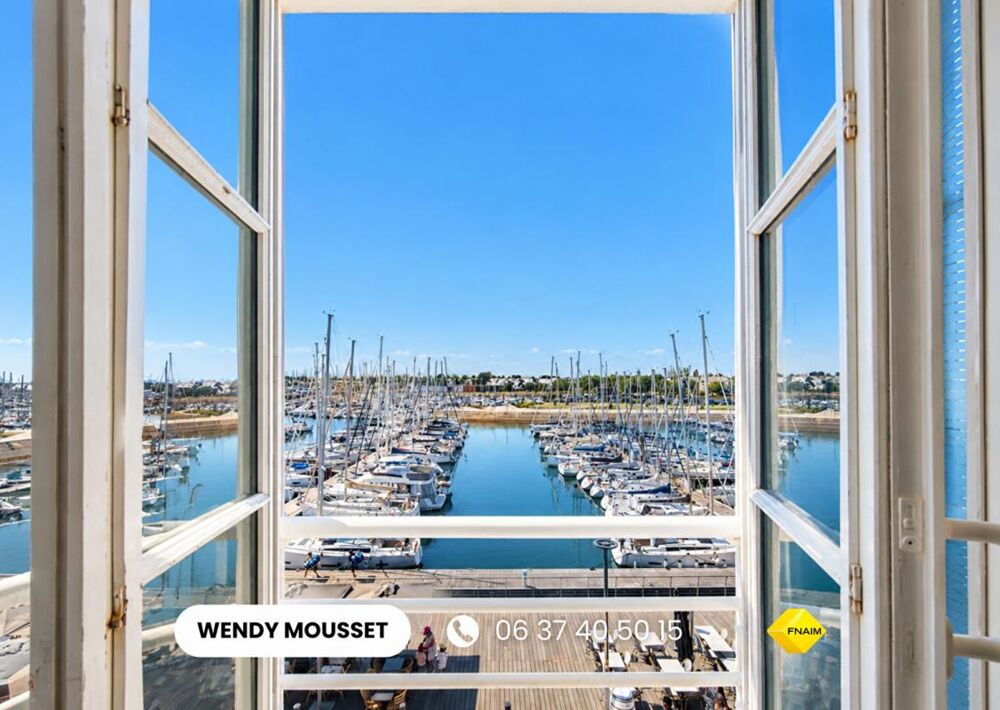 Appartement T3 atypique en duplex avec vue sur le port et l'océan au coeur du Port du Crouesty