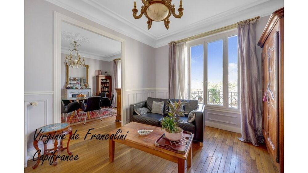 A vendre-Meulière-Centre-Ville-7 pièces-Parcelle de 500 m²-garages-Sous-sol-11 mn à pied RER E-6mn en voiture RER A