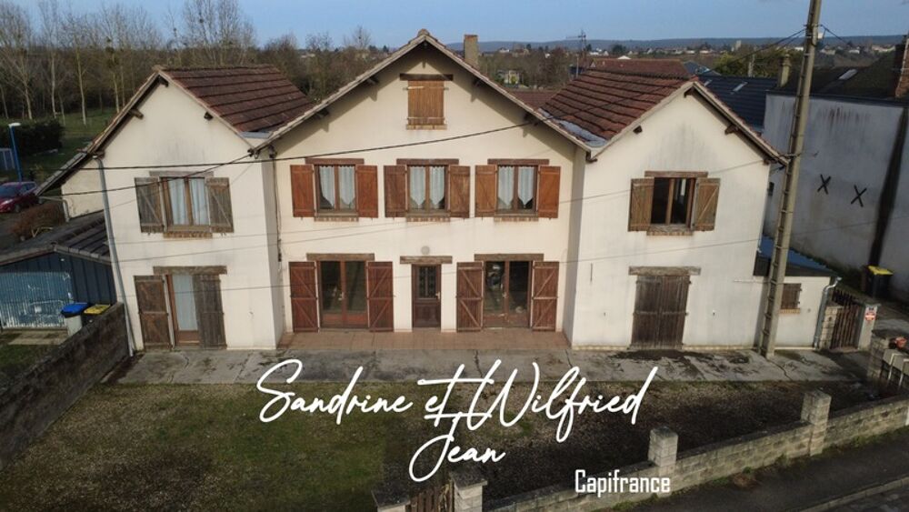 Vente Maison La Val d'Hazey - Propriété avec revenus locatifs – Maison 250 m² + 2 logements loués - 4 garages – Gare à pied Aubevoye