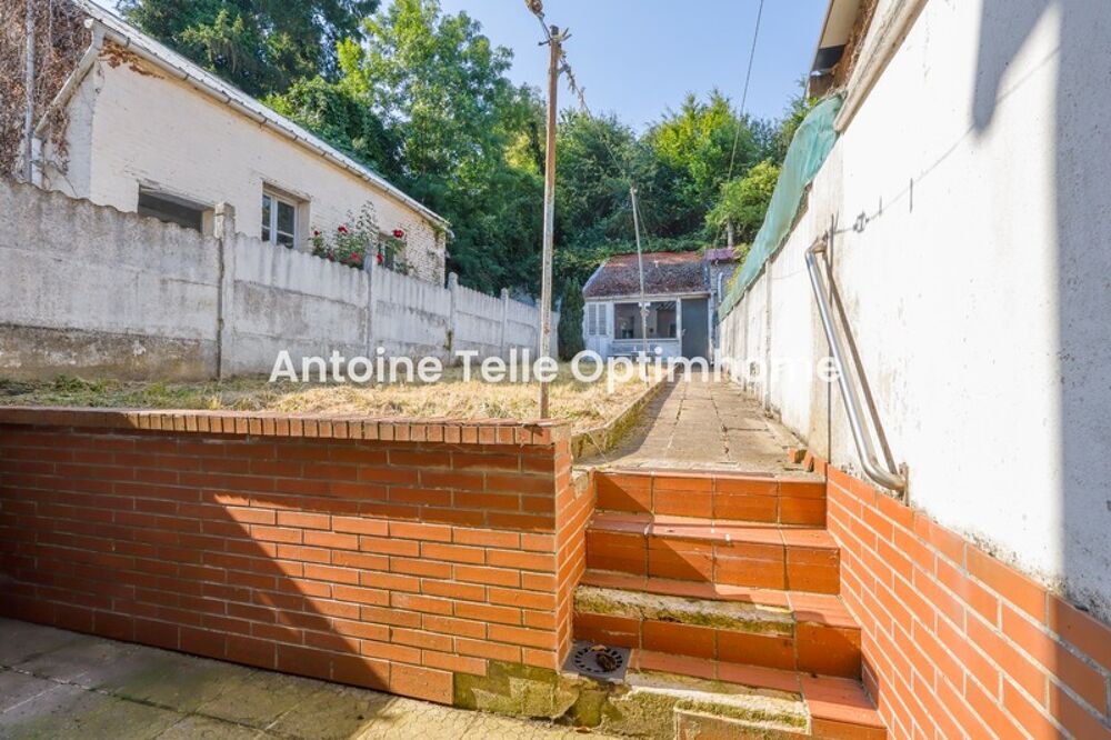 Vente Maison Le Cateau 59360 - Maison de ville avec garage & jardin clos - De l'espace à moderniser ! Le cateau cambresis
