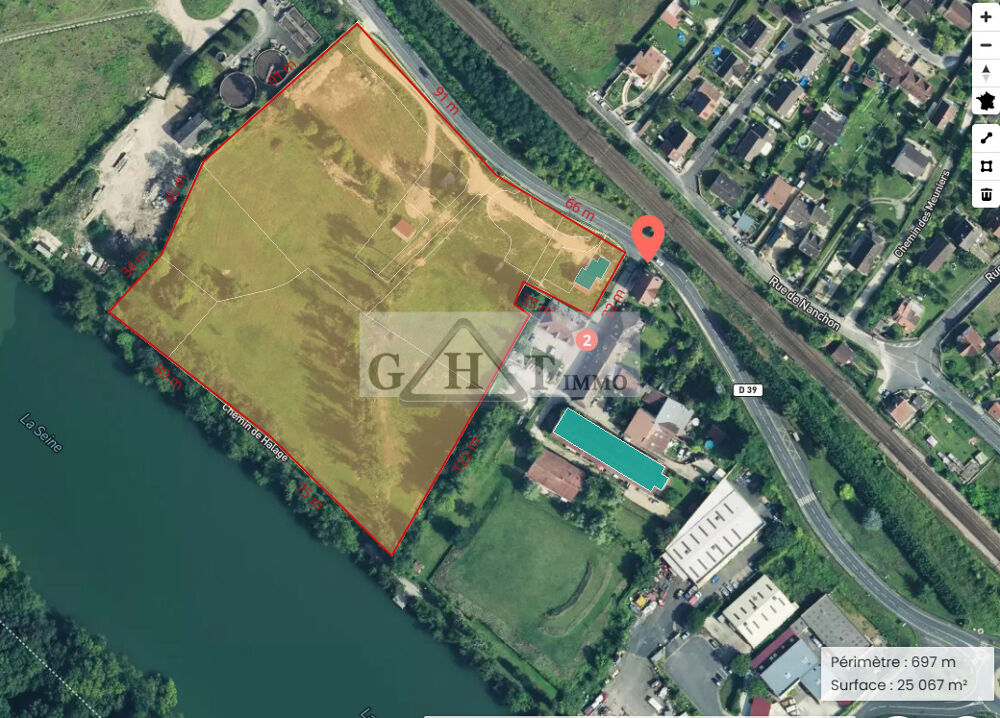 Vente Terrain TERRAIN 20 000 m² A VENDRE A VERNOU-LA-CELLE-SUR-SEINE Vernou la celle sur seine