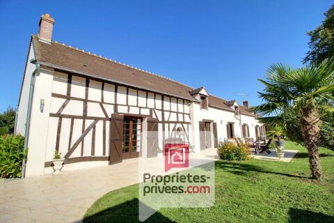   1h de PARIS - A VENDRE MAGNIFIQUE LONGERE � COLOMBAGES de 200 m2 environ, PISCINE, TERRAIN 2300 m2 Maison - 8 pi�ce(s) - 200 m�