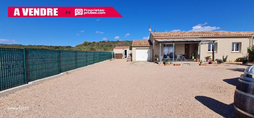 Villa type 4 de plain pied, 93m² habitables avec garage/piscine sur 744 m² de terrain