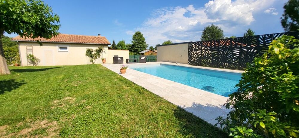 Vente Maison Maison contemporaine de 188 m² – Plain-pied – 5 chambres – Piscine – Terrain de 2 192 m² Villeneuve de riviere