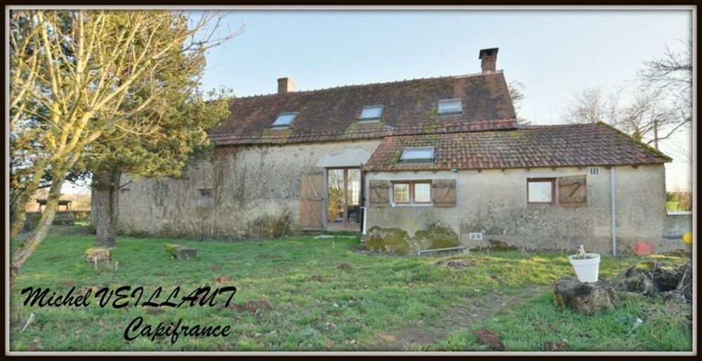 Vente Maison Dpt Allier (03),  vendre LE VILHAIN maison P4 de 90 m - Terrain de 4 784,00 m - Plain pied Le vilhain