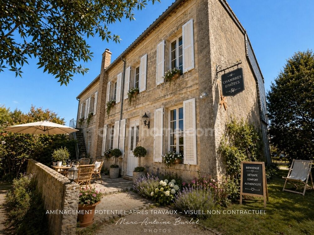 Maison en pierre de charme 400 m² à rénover  Chambres dhôtes & déficit foncier