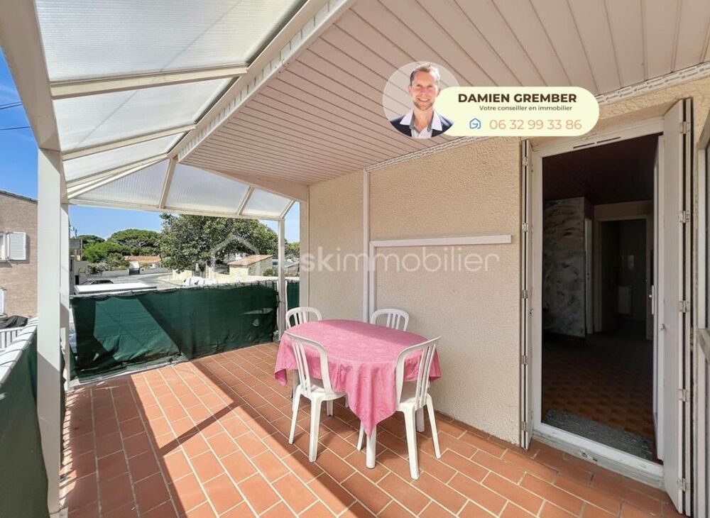 Vente Appartement T2 lumineux avec grande terrasse à proximité des plages Marseillan