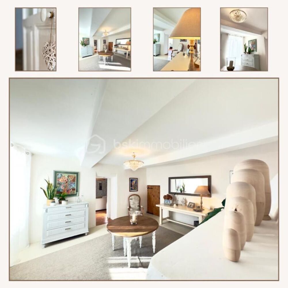 245 m² dAuthenticité Maison de ville rénovée avec cachet Terrain paysagé de 553 m², piscine & Toit terrasse vue Ventoux