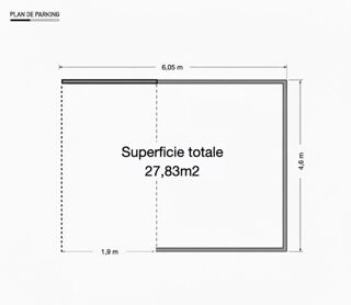  Parking / Garage � vendre 27 m�