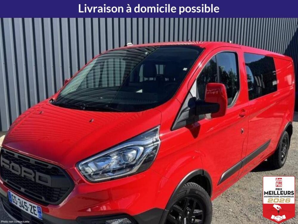 Transit CUSTOM 2.0 ECOBLUE 130CH TRAIL CABINE APPR 2023 occasion 10150 Lavau