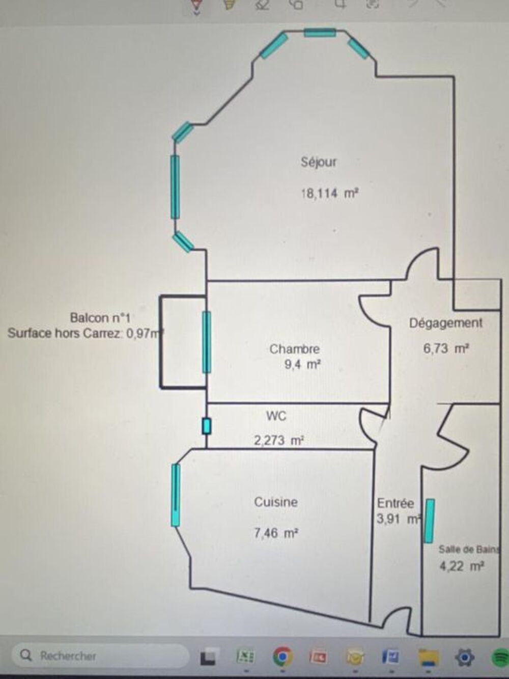 Location Appartement Appartement de 52m2 à louer sur Nice Nice