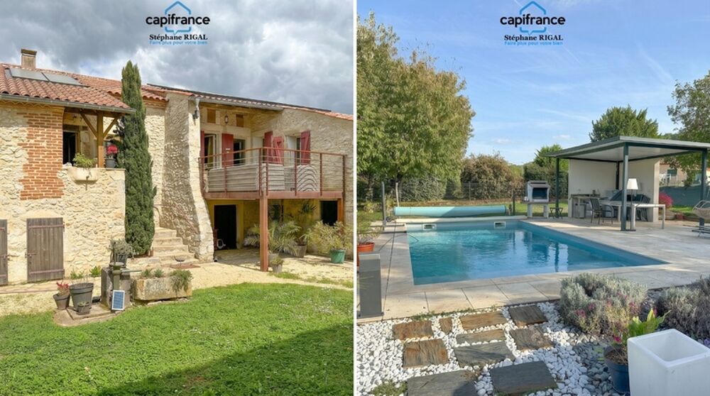 Dpt Lot et Garonne (47), à vendre MONTAYRAL propriete P7 de 125 m² - Terrain de 1 106 m²