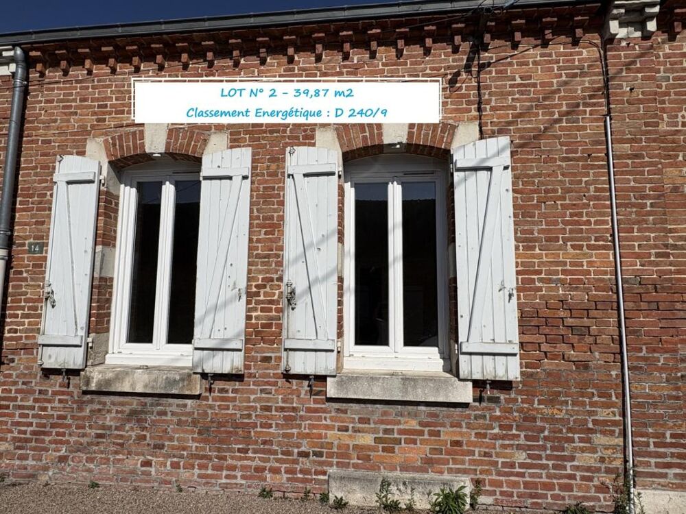 Vente Immeuble SOUESMES, Ensemble immobilier de trois appartements/maison avec terrain constructible de 480 m2 Souesmes