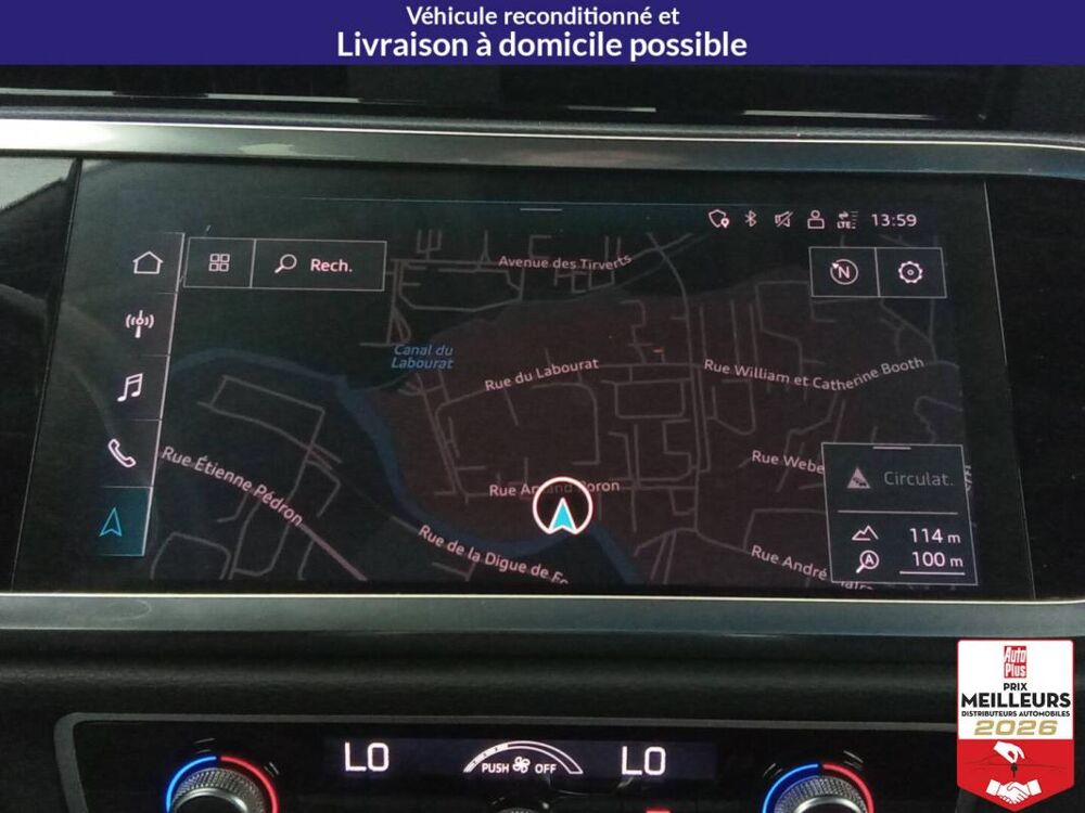 Q3 45 TFSIe 245 S tronic 6 Design +GPS +Cam&eacute;ra 2021 occasion 10150 Lavau