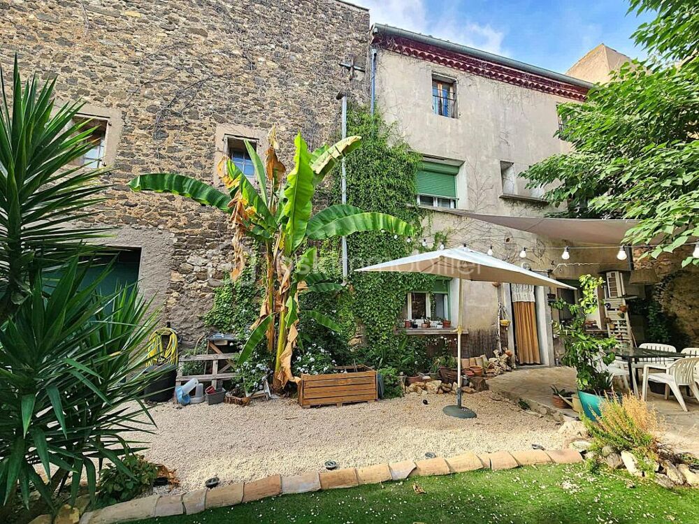 Maison vigneronne avec grand garage et jardin