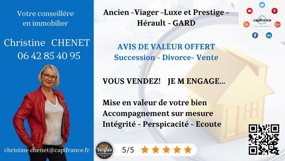  vendre  Maison Aigues-Mortes (30220)