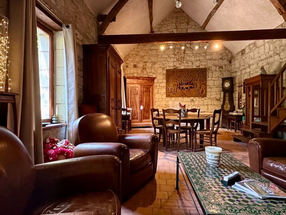VARENNES SUR LOIRE, Longère 3 chambres sur jardin de 1280m²