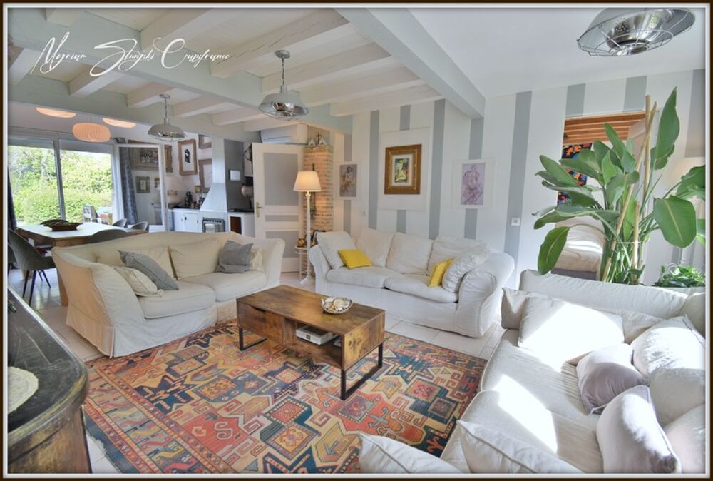 Maison Landaise de charme de 140 m² à vendre 6 pièces CASTETS (40) au calme avec piscine