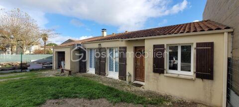   MAISON DE PLAIN PIED DE 93 M2 3 CHAMBRES, GARAGE, CELLIER SUR TERRAIN DE 387 M2 Maison - 4 pi�ce(s) - 93 m�