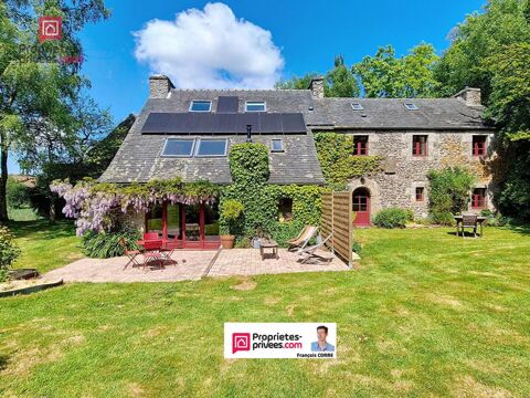   Propri�t� Plougonven 167 m2 et terrain de 3,7 Ha Maison - 8 pi�ce(s) - 167 m�