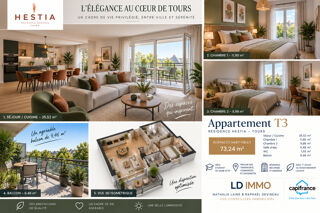  Appartement à vendre 3 pièces 73 m²