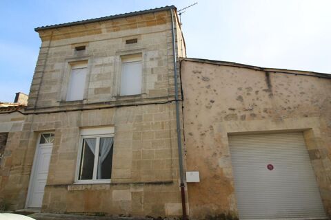  24610 VILLEFRANCHE DE LONCHAT - Maison de ville en pierre de 85m�, 3 chambres, garage Maison - 5 pi�ce(s) - 85 m�
