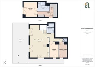 Vente Appartement Superbe duplex esprit « maison sur le toit  » 96 m² + 70 m² de terrasses plein Sud, vue panoramique & double parking avec borne Asnieres sur seine