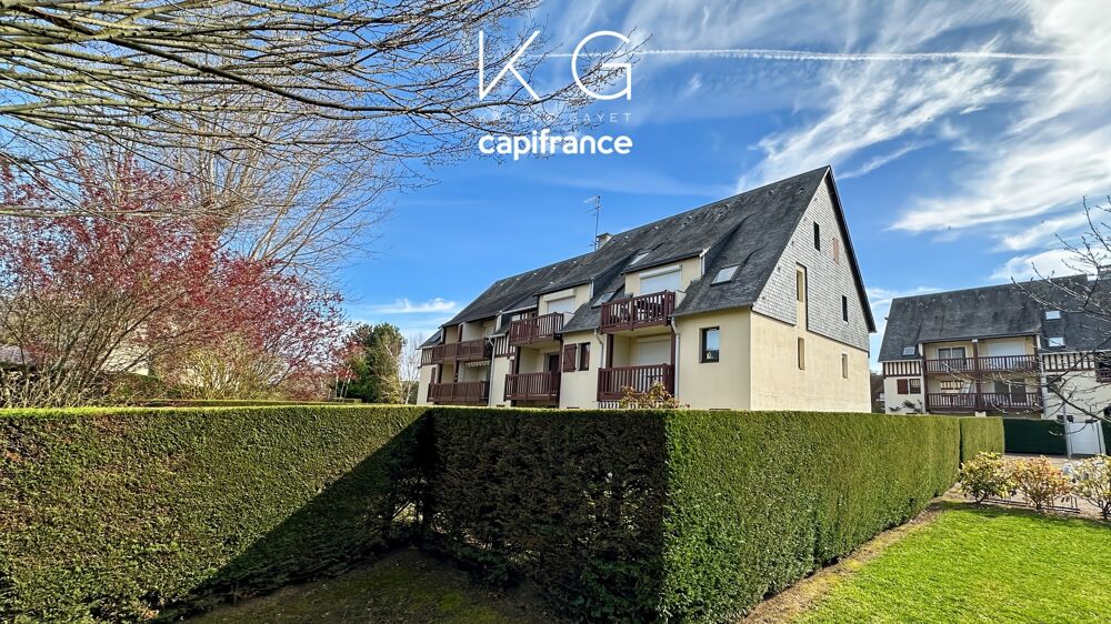 EXCLUSIVITE, à Tourgeville proche plage bel appartement en duplex 48 m2 à vendre 2 chambres, balcon et parking