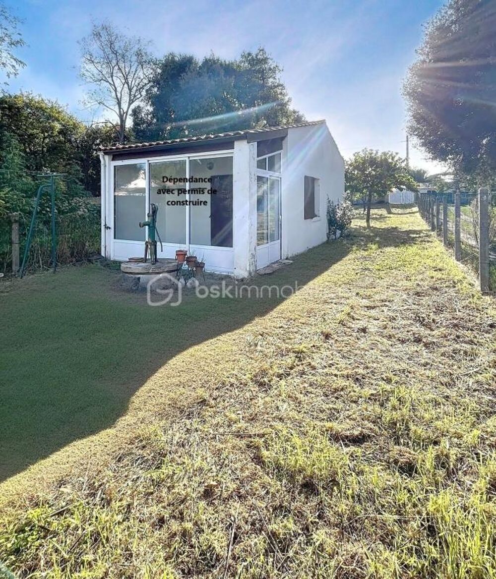 Vente Propriété/Château RARE À LA MENOUNIÈRE – MAISON PROCHE PLAGE AVEC DÉPENDANCE INDÉPENDANTE ET PERMIS ACCORDÉ POUR UN STUDIO T2 Saint pierre d oleron